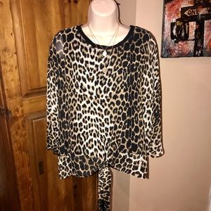 😍NWT Zara leopard print top